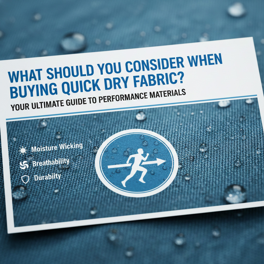 Що слід враховувати, купуючи швидковисихаючу тканину?