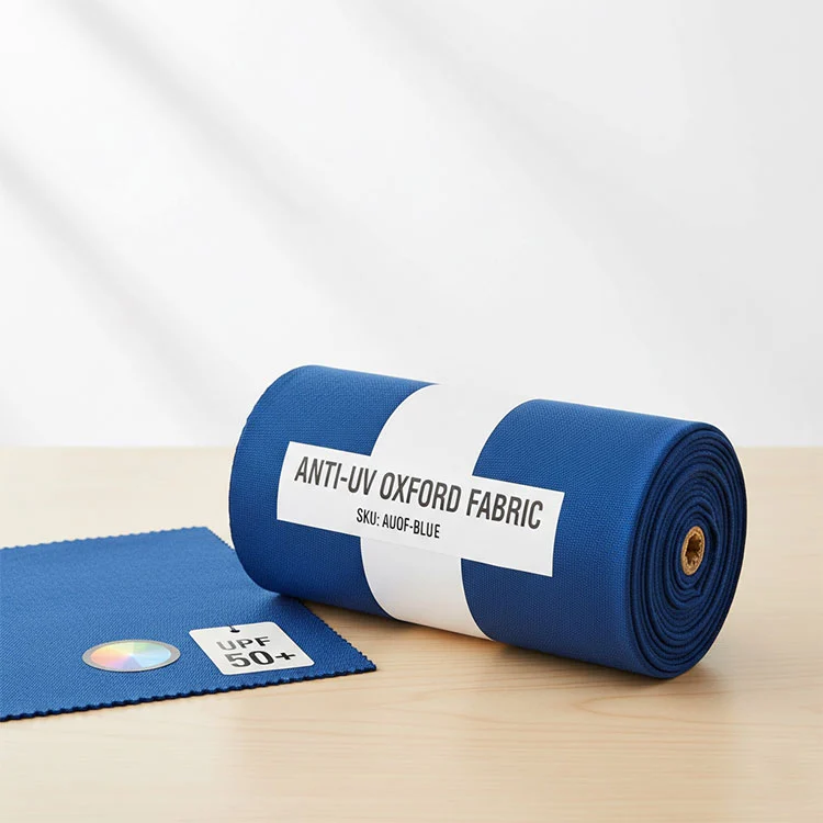 Оксфордська тканина з поліестеру проти ультрафіолетового випромінювання Оксфордська тканина з поліестеру проти ультрафіолетового випромінювання